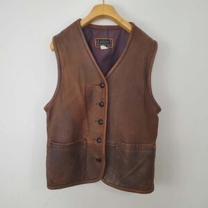 Vintage Daniel Marcus Leather Western Vest